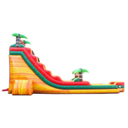 22 foot inflatable water slide tropical fire marble2 1716299927 22' Tropical Fire Slide Brand New