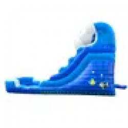 xsl pbbw12 hb side 1 1 1715278811 12' Lite Blue Wave Inflatable Water Slide