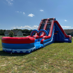 20' American dual Lane Water Slide